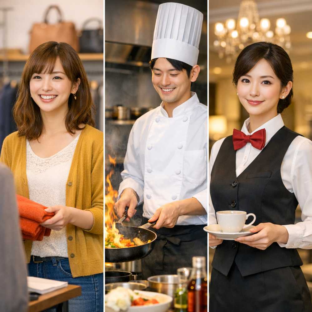 販売・飲食・サービスの仕事特集